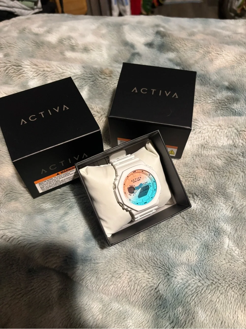 Activa Recon X Invicta Digital Unisex Watch - 45.5mm, White (ACW423-012)